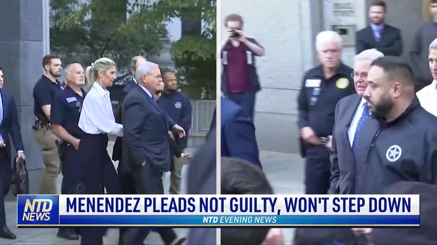 Menendez Pleas Not Guilty as Democrats Call For Resignation