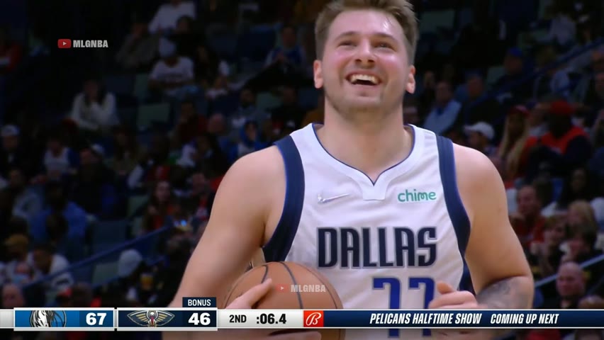Luka Doncic says "Oh my god the refs are bad" 😃