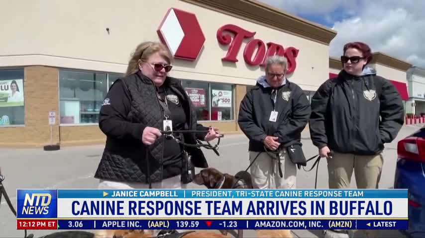 Canine Response Team Arrives in Buffalo