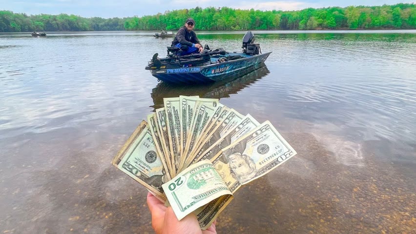Winning Money In Bass Fishing Jon Boat Tournament! The Lucky Streak Continues