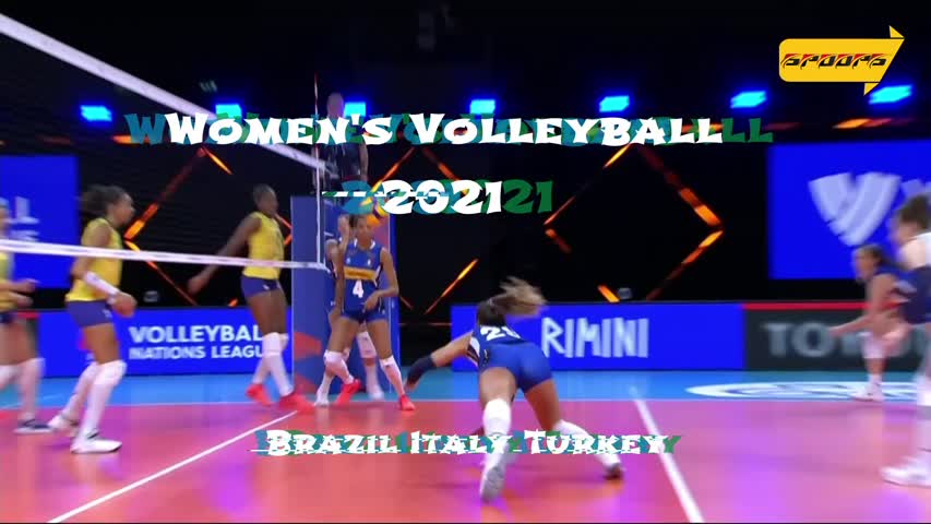 Women's Volleyball 2021 | 🏐 2021 Italy Brazil Turkey | ᴴᴰ