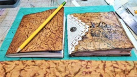 Make Faux LEATHER & "SUEDE" from a Paper Bag! Easy Tips! Junk Journal Fun! The Paper Outpost! :)